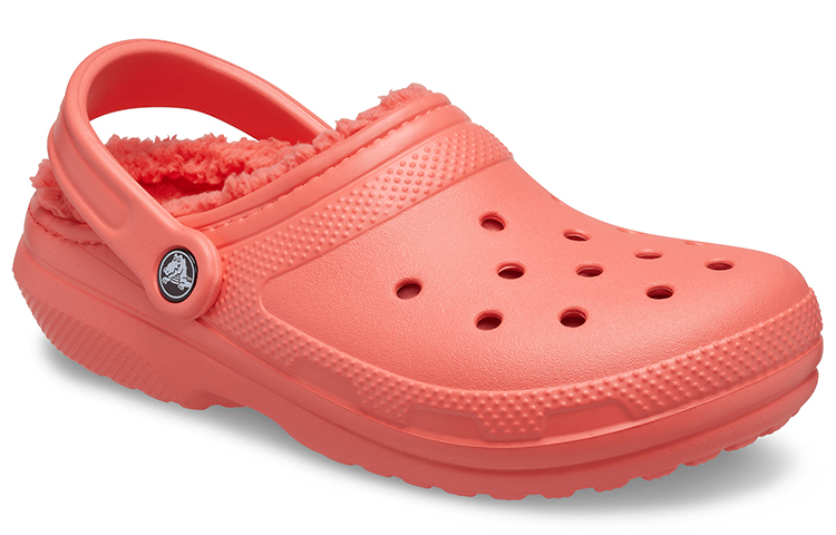 Lookbook (Women) Crocs Classic Lined Clog 'Orange' 203591-6SL