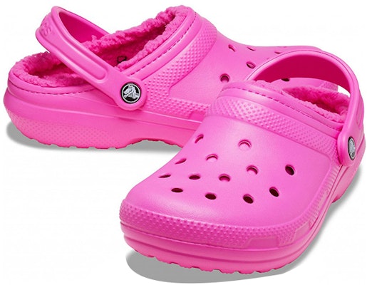 (Women) Crocs Classic Lined Clog 'Pink' 203591-6TB Shop (Women) Crocs Classic Lined Clog 'Pink' 203591-6TB