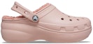 Order (W) Kasut Crocs Classic Berbulu 'Merah Jambu' 207938-6TY
