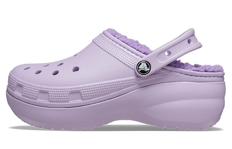 (Women) Crocs Classic Lined Clog 'Purple' 207938-530