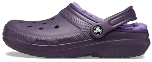 (Women) Crocs Classic Lined Clog Dark Iris 203591-5AS (Women) Crocs Classic Lined Clog Dark Iris 203591-5AS