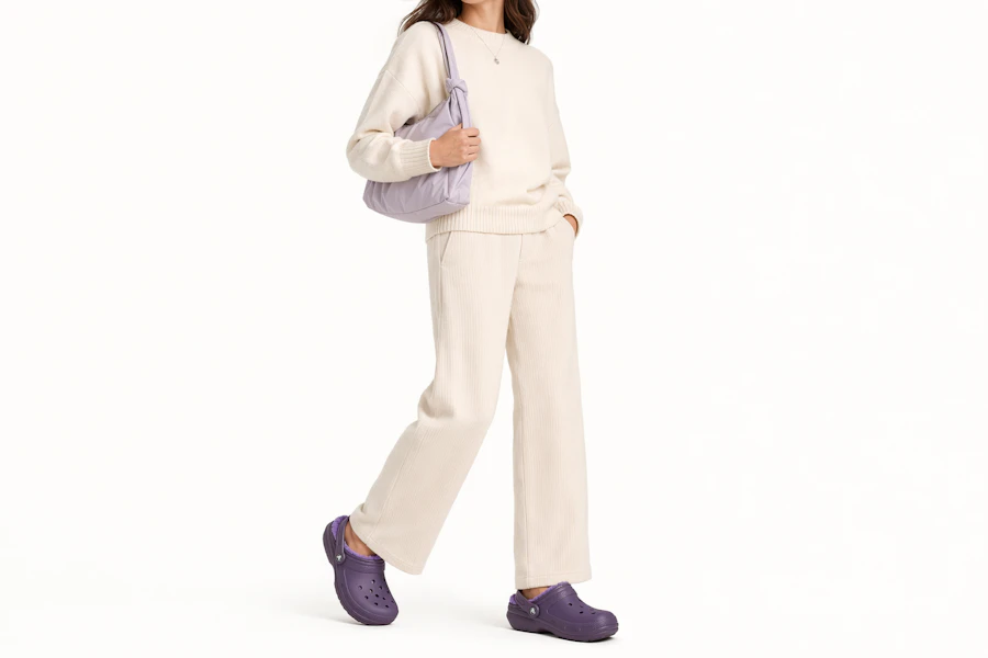 (W) Crocs Classic Lined Clog Dark Iris Lelaki/Wanita 203591-5AS Order (W) Crocs Classic Lined Clog Dark Iris Lelaki/Wanita 203591-5AS