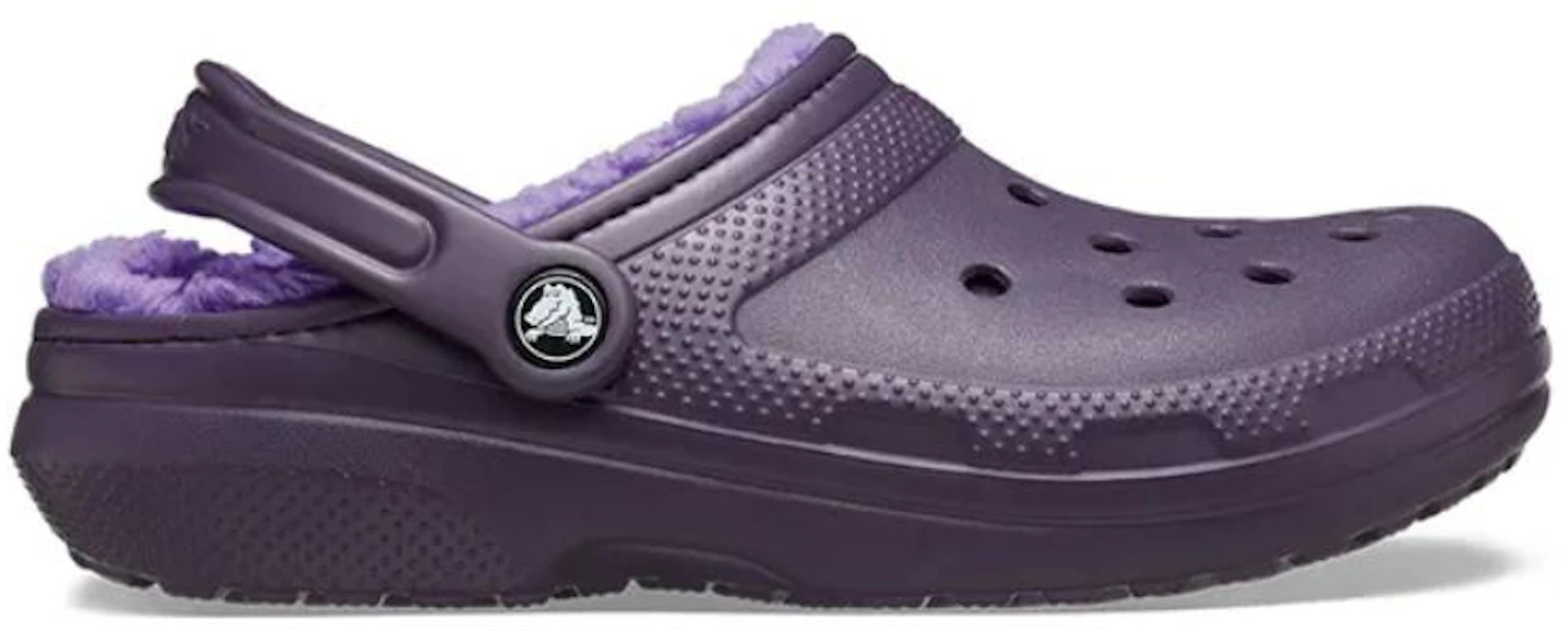 (W) Crocs Classic Lined Clog Dark Iris Lelaki/Wanita 203591-5AS Lookbook (W) Crocs Classic Lined Clog Dark Iris Lelaki/Wanita 203591-5AS
