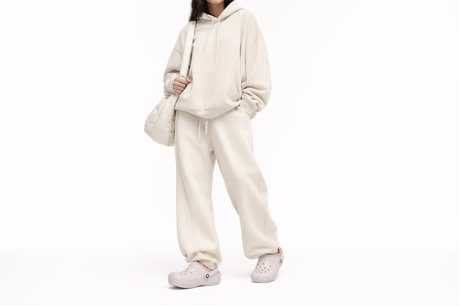 Order (W) Crocs 經典毛絨拖鞋 石英色 203591-6UR