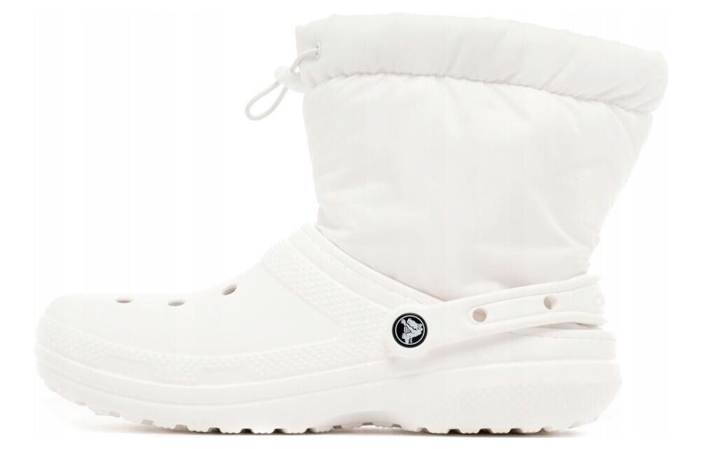 (Women) Crocs Classic Lined Neo Puff Boots 'White' 206630-143