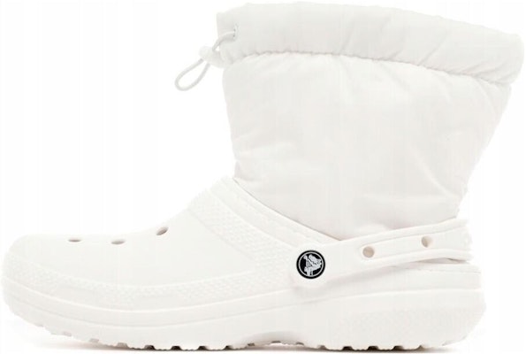(Women) Crocs Classic Lined Neo Puff Boots 'White' 206630-143 Buy (Women) Crocs Classic Lined Neo Puff Boots 'White' 206630-143