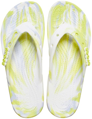 Crocs卡駱馳 經典大理石紋人字拖鞋 女款 數碼灰 Shop Crocs卡駱馳 經典大理石紋人字拖鞋 女款 數碼灰