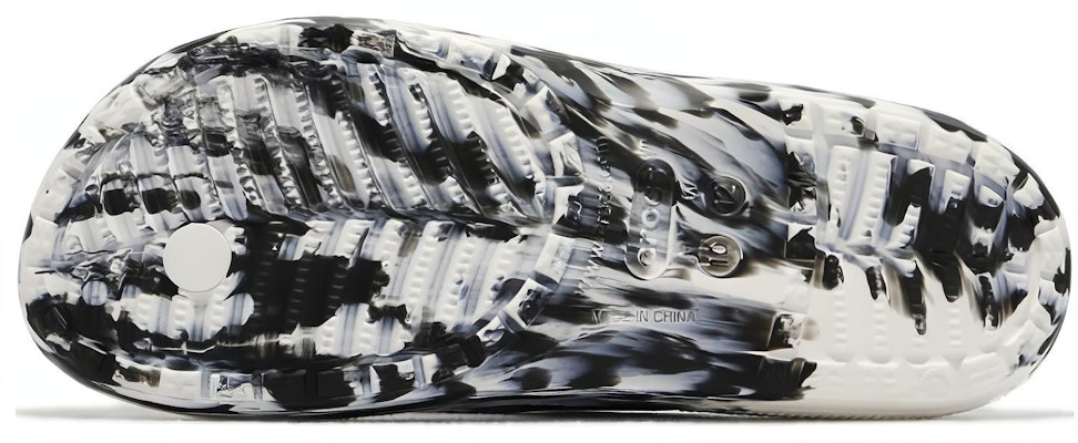 (W) Crocs Classic Marbled Sandal 'Hitam Putih' 207822-066 Shop (W) Crocs Classic Marbled Sandal 'Hitam Putih' 207822-066