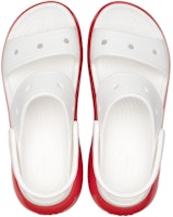 (W) Crocs Classic Mega Crush 凉鞋 '白红紫' 207989-94S Cheap (W) Crocs Classic Mega Crush 凉鞋 '白红紫' 207989-94S