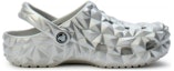 Order Crocs Classic Metallic Geometric Clog Silver 210002-040