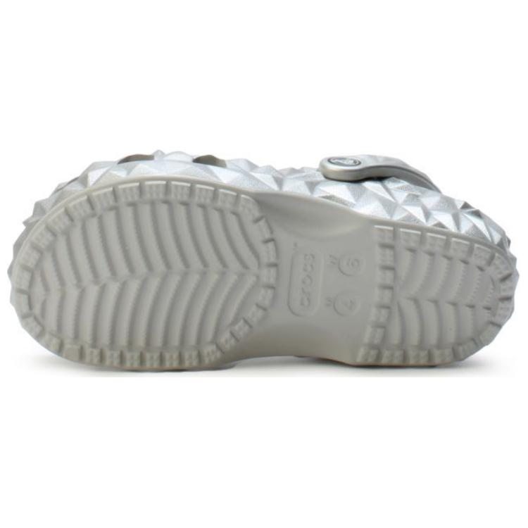 Details for Crocs Classic Metalik Geometri Clog Perak 210002-040