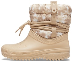 (Women) Crocs Classic Neo Puff Luxe Boots 'Beige White' 207312-2E9 (Women) Crocs Classic Neo Puff Luxe Boots 'Beige White' 207312-2E9