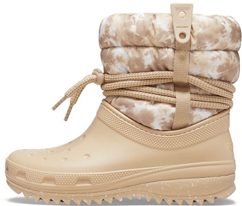 (W) 크록스 네오 퍼 럭스 부츠 (베이지 화이트) 207312-2E9 Buy (W) 크록스 네오 퍼 럭스 부츠 (베이지 화이트) 207312-2E9