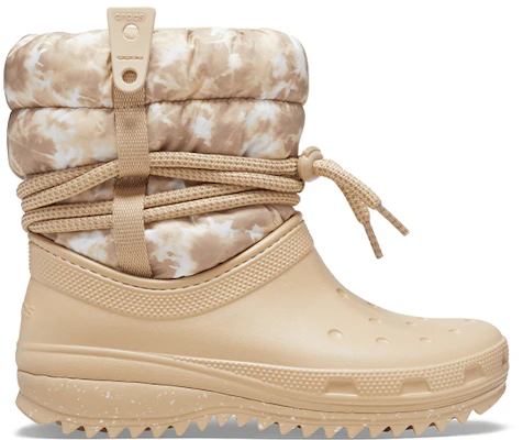 (Women) Crocs Classic Neo Puff Luxe Boots 'Beige White' 207312-2E9 Order (Women) Crocs Classic Neo Puff Luxe Boots 'Beige White' 207312-2E9