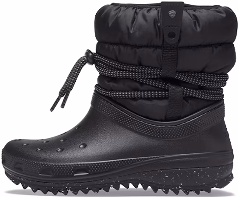 (Women) Crocs Classic Neo Puff Luxe Boots 'Black' 207312-001 Buy (Women) Crocs Classic Neo Puff Luxe Boots 'Black' 207312-001