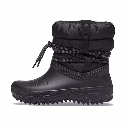 (W) Crocs Classic Neo Puff Luxe Boots 'Black'