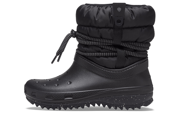 (Women) Crocs Classic Neo Puff Luxe Boots 'Black' 207312-001