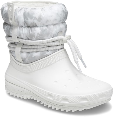 (Women) Crocs Classic Neo Puff Luxe Boots 'White Grey' 207312-1CR Lookbook (Women) Crocs Classic Neo Puff Luxe Boots 'White Grey' 207312-1CR