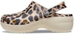(W) Crocs Classic Platform 'Leopard' - Klasik Rata Harimau Bintang 207844-2Y4