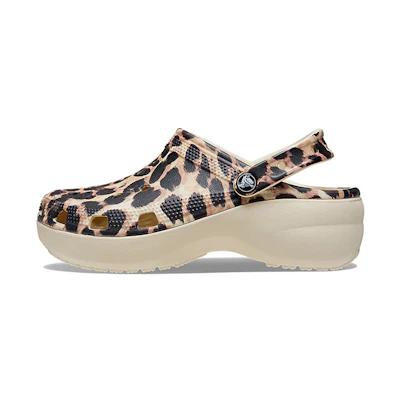 (W) Crocs Classic Platform 'Leopard'