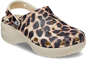 Crocs卡樂齊 Classic Platform 休閒洞洞涼鞋 女款 豹紋棕 Order Crocs卡樂齊 Classic Platform 休閒洞洞涼鞋 女款 豹紋棕