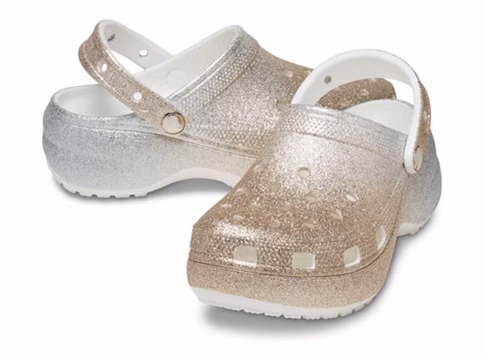 Crocs卡駱馳 Classic Platform 滿天星 洞洞運動涼鞋 女款 金銀漸變 Details for Crocs卡駱馳 Classic Platform 滿天星 洞洞運動涼鞋 女款 金銀漸變