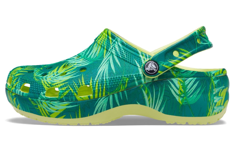 (Women) Crocs Classic Platform 'Tropical Green' 207177-90H