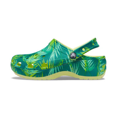 (W) Crocs Classic Platform 'Tropical Green'