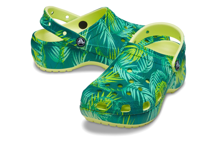 Shop (W) Crocs Classic Plataforma 'Verde Tropical' 207177-90H