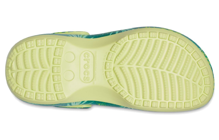 Sizing (W) Crocs Classic Plataforma 'Verde Tropical' 207177-90H