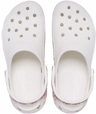 (Women) Crocs Classic Platform Americana Paisley Clogs 'White' 207337-94S Purchase (Women) Crocs Classic Platform Americana Paisley Clogs 'White' 207337-94S