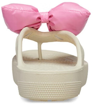 (Women) Crocs Classic Platform Bow Flip-Flops 'Beige Pink' 210182-2Y2 Shop (Women) Crocs Classic Platform Bow Flip-Flops 'Beige Pink' 210182-2Y2