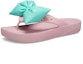 Lookbook (W) Crocs Platform Classic Bow Flip Flops 'Pink Teal' 210182-606