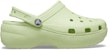 (W) Crocs Classic Platform Clog 'Celery' 女士 Kasut Crocs 206750-335