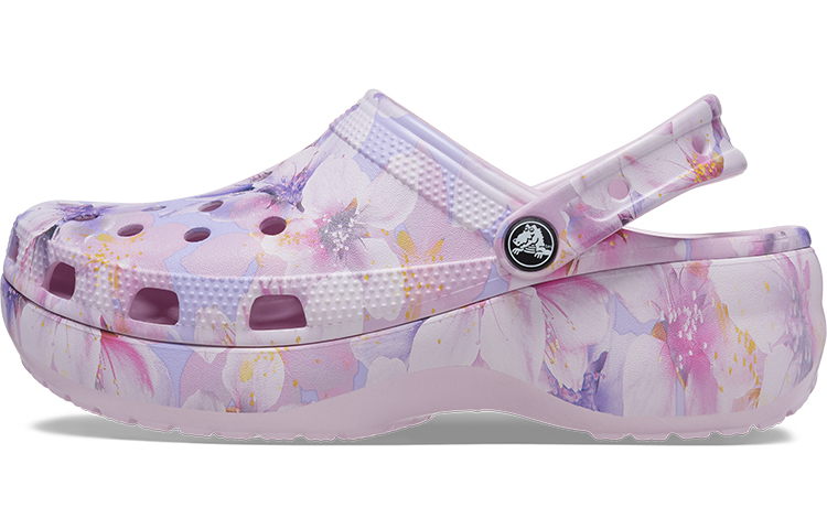 (Women) Crocs Classic Platform Clog 'Cherry Blossom' 208836-6W8