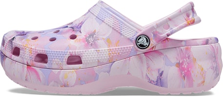 (Women) Crocs Classic Platform Clog 'Cherry Blossom' 208836-6W8 (Women) Crocs Classic Platform Clog 'Cherry Blossom' 208836-6W8