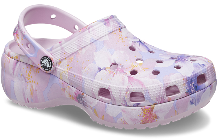 Lookbook (W) Crocs Classic Platform Clog 'Cherry Blossom' - Bunga Sakura Crocs Platform 208836-6W8