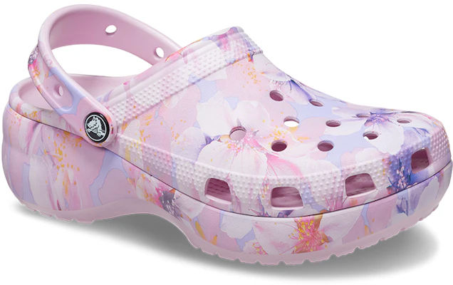 (W) Crocs Classic Platform Clog 'Cherry Blossom' - Bunga Sakura Crocs Platform 208836-6W8 Lookbook (W) Crocs Classic Platform Clog 'Cherry Blossom' - Bunga Sakura Crocs Platform 208836-6W8