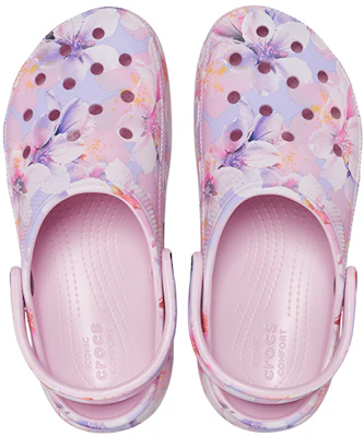 (W) Crocs Classic Platform Clog 'Cherry Blossom' - Bunga Sakura Crocs Platform 208836-6W8 Shop (W) Crocs Classic Platform Clog 'Cherry Blossom' - Bunga Sakura Crocs Platform 208836-6W8