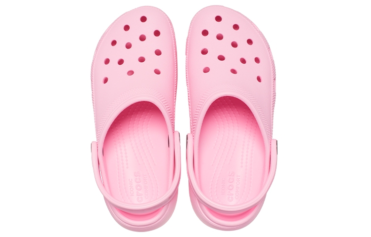 Purchase (W) Crocs经典厚底拖鞋'火烈鸟' 206750-6S0