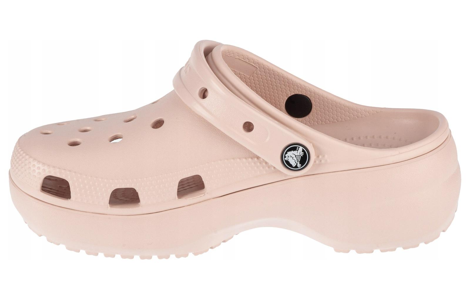 (Women) Crocs Classic Platform Clog 'Quartz Pink' 206750-6UR