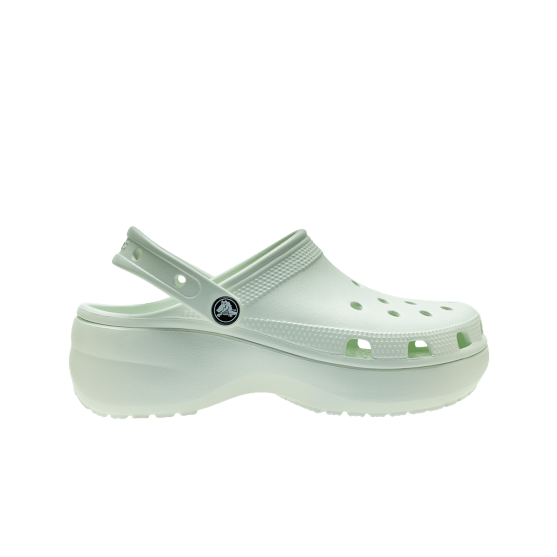 (Women) Crocs Classic Platform Clog Mint Tint 206750-3YF
