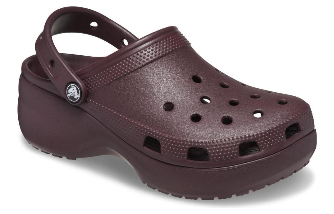 Order (W) Crocs Classic Platform Clogs 'Dark Cherry' Ceri Gelap 206750-6WD