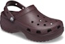 Order (W) Crocs Classic Platform Clogs 'Dark Cherry' Lelabah Hitam 206750-6WD