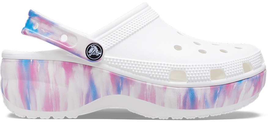 (Women) Crocs Classic Platform Dream Clog 'White Purple' 207580-94S Order (Women) Crocs Classic Platform Dream Clog 'White Purple' 207580-94S