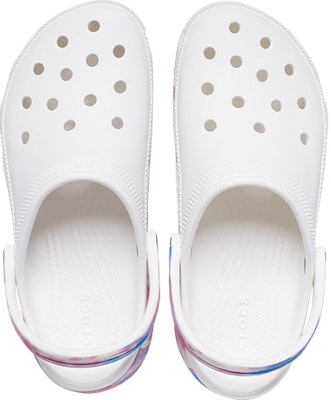 (Women) Crocs Classic Platform Dream Clog 'White Purple' 207580-94S Purchase (Women) Crocs Classic Platform Dream Clog 'White Purple' 207580-94S