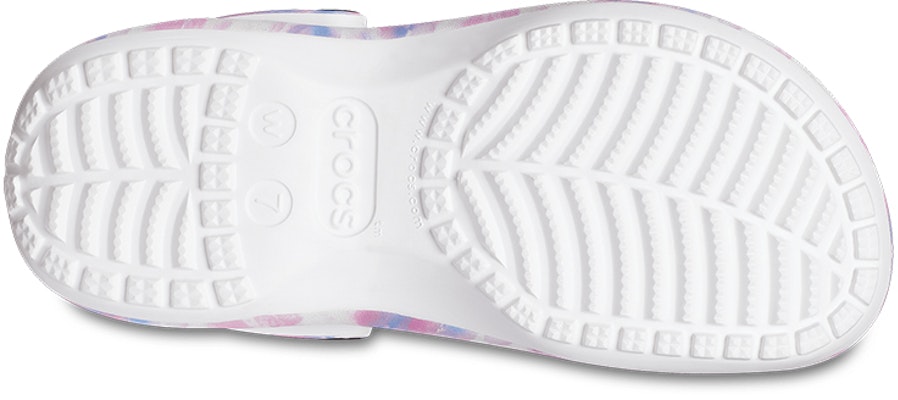 (W) Crocs Classic Platform Dream Clog 'Putih Ungu' 207580-94S Sizing (W) Crocs Classic Platform Dream Clog 'Putih Ungu' 207580-94S
