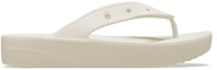 Order (W) Crocs Classic Platform Flip (Beige) - Selipar Crocs Platform Klasik (Beige) 207714-2Y2