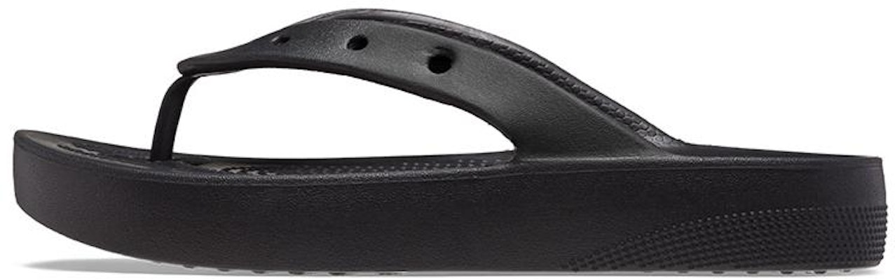 (Women) Crocs Classic Platform Flip 'Black' 207714-001 Buy (Women) Crocs Classic Platform Flip 'Black' 207714-001