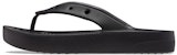 (W) Crocs Classic Platform Flip 'Hitam' 207714-001